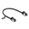 Delock RJ45 kábel apa - apa Cat.8.1 flexibilis 0,25 m fekete (80181)
