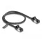 Delock RJ45 kábel apa - apa Cat.8.1 flexibilis 0,5 m fekete (80182)