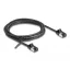 Delock RJ45 kábel apa - apa Cat.8.1 flexibilis 2 m fekete (80184)