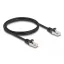 Delock RJ50 kábel apa - RJ50 apa S/FTP 1 m fekete (80187)