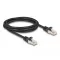 Delock RJ50 kábel apa - RJ50 apa S/FTP 2 m fekete (80188)