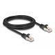 Delock RJ50 kábel apa - RJ50 apa S/FTP 2 m fekete (80188)