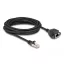 Delock RJ50 bővítő kábel apa - anya S/FTP 5 m fekete (80196)
