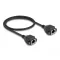 Delock RJ50 bővítő kábel anya - anya S/FTP 0,5 m fekete (80198)