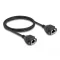 Delock RJ50 bővítő kábel anya - anya S/FTP 1 m fekete (80199)
