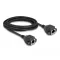 Delock RJ50 bővítő kábel anya - anya S/FTP 3 m fekete (80201)