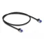 Delock RJ45 hálózati kábel Cat.6A S/FTP vékony 0,5 m fekete (80226)