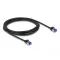 Delock RJ45 hálózati kábel Cat.6A S/FTP vékony 3 m fekete (80229)