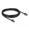 Delock RJ45 hálózati kábel Cat.6A S/FTP vékony 5 m fekete (80230)