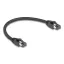 Delock RJ45 hálózati kábel Cat.8.1 S/FTP 25 cm akár 40 Gbps fekete (80231)