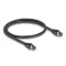 Delock RJ45 hálózati kábel Cat.8.1 S/FTP 50 cm akár 40 Gbps fekete (80232)