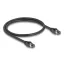 Delock RJ45 hálózati kábel Cat.8.1 S/FTP 50 cm akár 40 Gbps fekete (80232)
