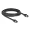 Delock RJ45 hálózati kábel Cat.8.1 S/FTP 3 m akár 40 Gbps fekete (80235)