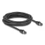 Delock RJ45 hálózati kábel Cat.8.1 S/FTP 5 m akár 40 Gbps fekete (80236)
