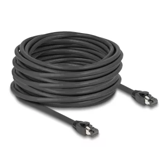   Delock RJ45 hálózati kábel Cat.8.1 S/FTP 15 m akár 40 Gbps fekete (80238)
