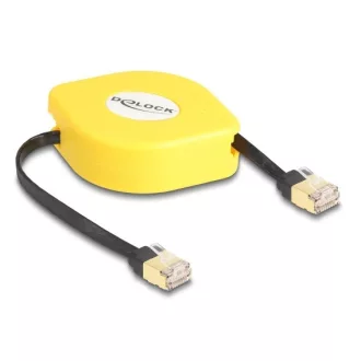   Delock RJ45 kihúzhatós kábel Cat.6A STP 1,5 m fekete / sárga (80239)