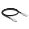 Delock RJ45 hálózati kábel Cat.6A S/FTP biztonsági klipsz csomaggal 0,5 m fekete (80254)