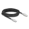 Delock RJ45 hálózati kábel Cat.6A S/FTP biztonsági klipsz csomaggal 5 m fekete (80258)