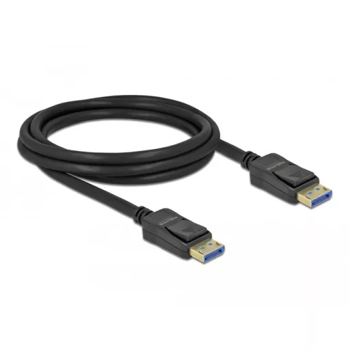Delock DisplayPort kábel 10K 60 Hz 54 Gbps 2 m (80262)