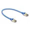 Delock RJ45 hálózati kábel Cat.8.1 F/FTP vékony 0,3 m kék (80331)