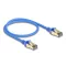 Delock RJ45 hálózati kábel Cat.8.1 F/FTP vékony 0,5 m kék (80332)