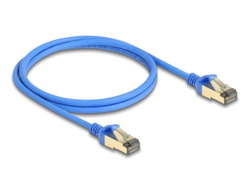 Delock RJ45 hálózati kábel Cat.8.1 F/FTP vékony 1 m kék