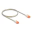 Delock RJ45 hálózati kábel Cat.6A U/UTP vékony 1 m áttetsző (80353)