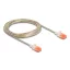 Delock RJ45 hálózati kábel Cat.6A U/UTP vékony 3 m áttetsző (80355)