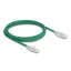 Delock RJ45 hálózati kábel Cable Cat.6A apa   apa hajlított csatlakozóval U/FTP Slim 2 m, zöld (80366)