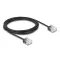 Delock RJ45 hálózati kábel Cat.6 UTP ultra vékony 3 m, fekete (80373)