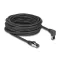 Delock RJ45 hálózati kábel Cat.8.1 S/FTP 90  fokban felfelé hajló / egyenes 10 m fekete (80398)