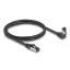 Delock RJ45 hálózati kábel Cat.8.1 S/FTP 90  fokban lefelé hajló / egyenes 1 m fekete (80400)