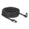 Delock RJ45 hálózati kábel Cat.8.1 S/FTP 90  fokban lefelé hajló / egyenes 10 m fekete (80449)