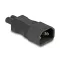 Delock Tápadapter IEC 60320 - C14 - C7, apa / anya, 2,5 A, egyenes (80469)