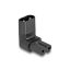 Delock Tápadapter IEC 60320 - C8 - C7, apa / anya, 2,5 A, 90 -ban hajlított (80470)