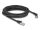 Delock RJ45 hálózati kábel Cat.6A S/FTP 45 -ben jobbra hajlított apa   egyenes apa 5 m fekete (80499)