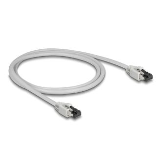 Delock RJ45 hálózati kábel Cat.8.1 S/FTP 1 m szürke