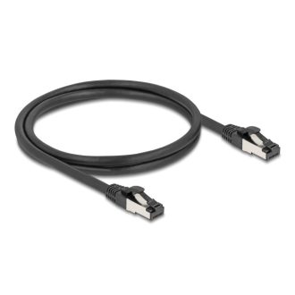 Delock RJ45 hálózati kábel Cat.8.1 S/FTP 1 m fekete