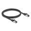 Delock RJ45 hálózati kábel Cat.8.1 S/FTP 1 m fekete