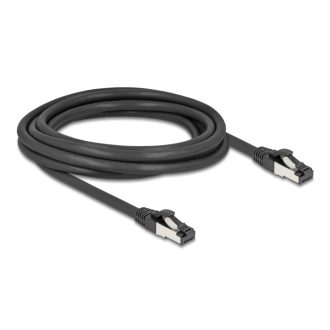 Delock RJ45 hálózati kábel Cat.8.1 S/FTP 3 m fekete
