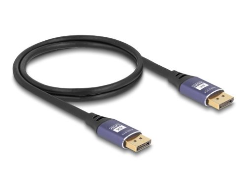 Delock DisplayPort kábel 8K 60 Hz 1 m lila fém