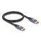 Delock DisplayPort kábel 8K 60 Hz 1 m lila fém (80600)