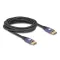 Delock DisplayPort kábel 8K 60 Hz 5 m lila fém (80603)