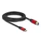 Delock USB 5 Gbps kábel USB Type-C  apa - USB B-típusú apa 3 m piros fém (80614)