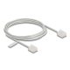 Delock RJ45 hálózati kábel Cat.6 UTP ultravékony 2 m szürke rövid csatlakoztatókkal (80759)
