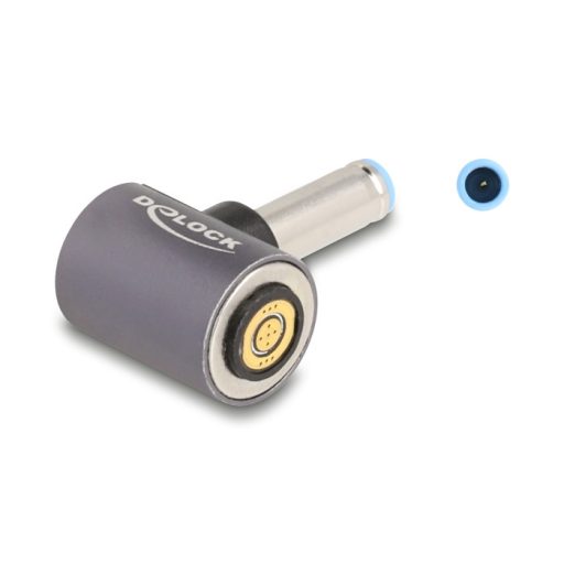 Delock Adapter HP Laptop töltő kábelhez 4,5 x 3,0 mm apa   mágneses 8 tűs konnektor (80784)