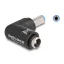 Delock DC adapter 5,5 x 2,1 mm apa   5,5 x 2,1 anya 90 -ban hajlított (80794)