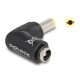 Delock DC adapter 5,5 x 2,5 mm apa   5,5 x 2,5 anya 90 -ban hajlított (80795)