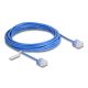 Delock RJ45 hálózati kábel Cat.6 UTP ultravékony 5 m kék rövid csatlakoztatókkal (80799)