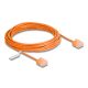 Delock RJ45 hálózati kábel Cat.6 UTP ultravékony 5 m narancssárga rövid csatlakoztatókkal (80858)